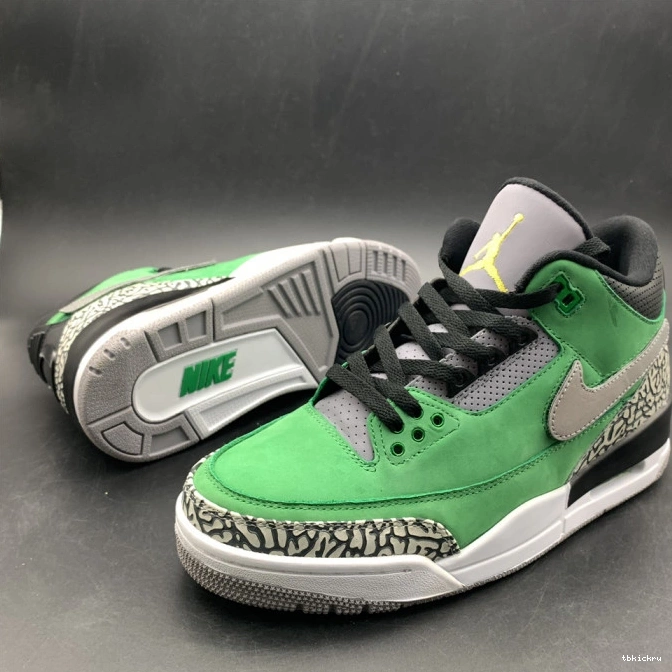 Cheap TBkick 867493 AJ3 PE shoes Air 3 Ducks Oregon Retro Tinker Jordan 0711